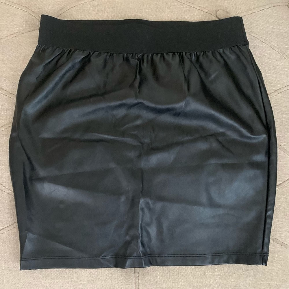 Pleather Skirt